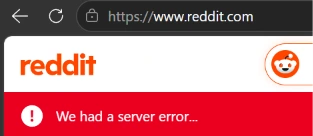 We Had A Server Error Reddit
