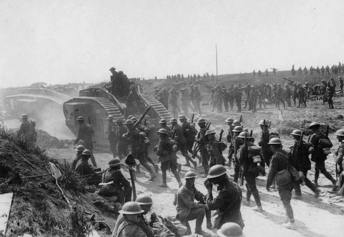 British advance in France, WW1, 1917