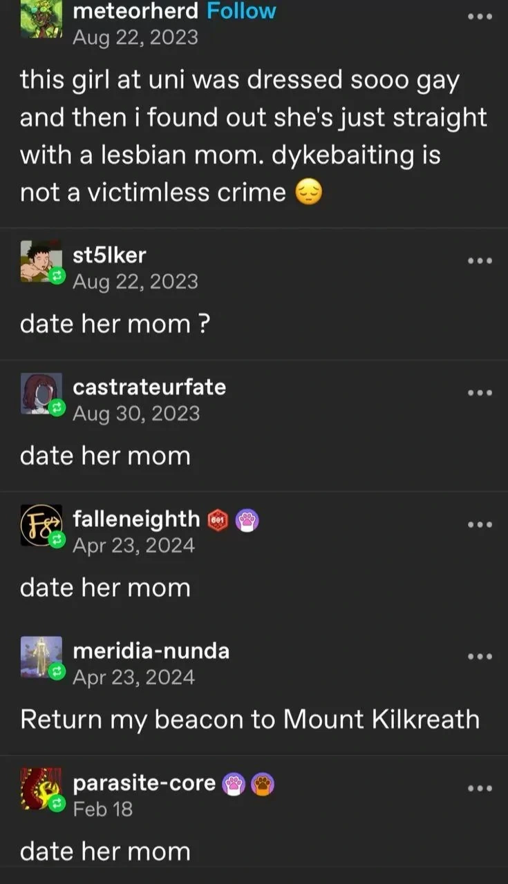 _**I HAVEN'T FORGOTTEN**_ rule