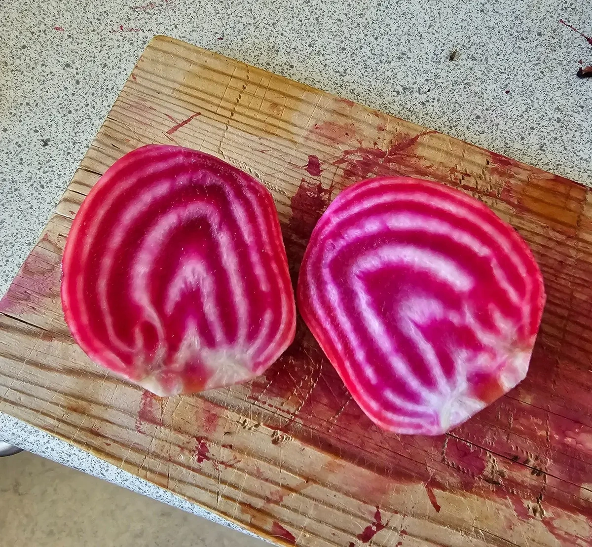 Never seen a beet that looked like this before