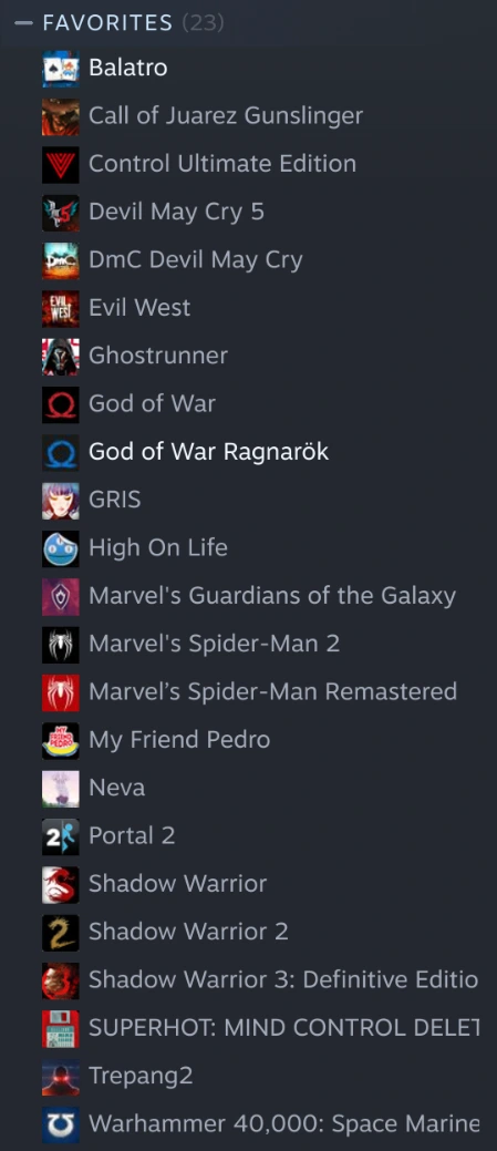 Recommend games for me