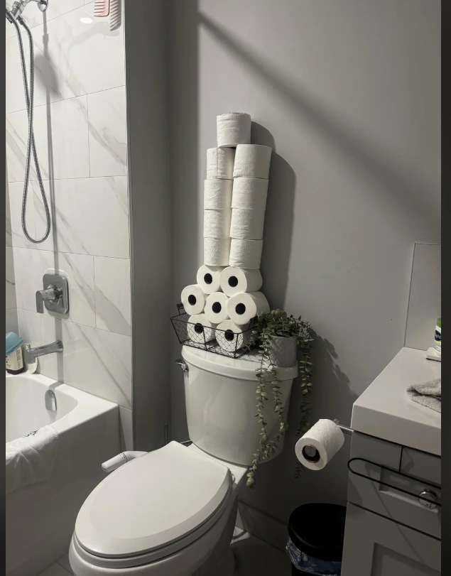 Recently got a place with my boyfriend and he thinks this is perfectly fine